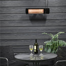 HEAT1 - Terrassevarmer eco high-line 2000W sort B59 cm