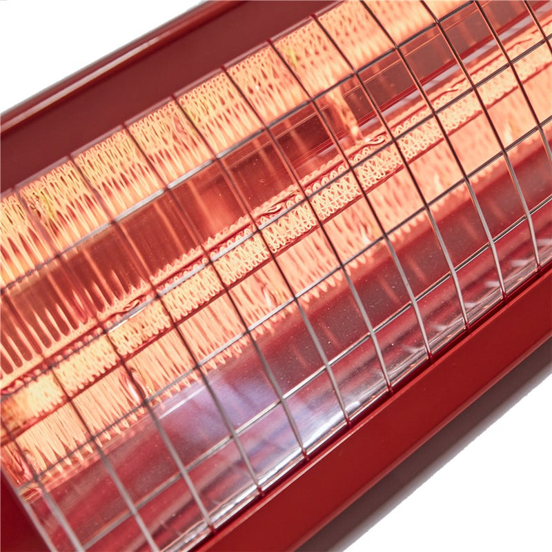 HEAT1 - Terrassevarmer eco high-line 2000W rød