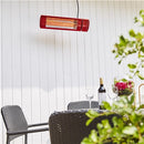 HEAT1 - Terrassevarmer eco high-line 2000W rød