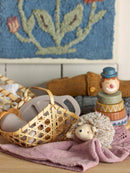 Bloomingville MINI - Gaston Soft Toy, Rød, Hør H29 cm