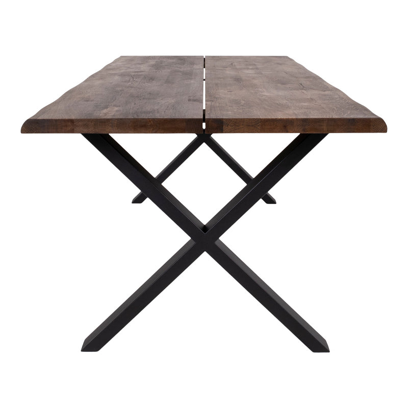 House Nordic - Toulon Spisebord - olieret eg med bølget kant - 200x95xh76x4 cm