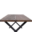 House Nordic - Toulon Spisebord - olieret eg med bølget kant - 200x95xh76x4 cm