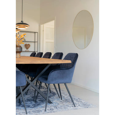 House Nordic - Jersey Spejl - messing look Ø100 cm - Bolig og Haven