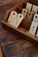 Ib Laursen - Manilamærker natur 20 stk (til og fra kort)