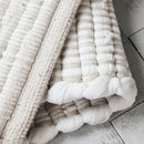 House Doctor - Gulvtæppe, Chindi, Hvid 160x70 cm