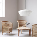 House Doctor - Lampeskærm, Bidar, Hvid Ø81,5 cm