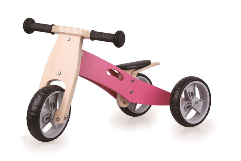 Magni - Gåcykel i pink, balance 2-i-1