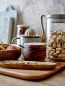 Bloomingville - Pixie Krukke m/Låg & Ske, Grøn, Glas H22 cm