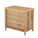 Bloomingville - Aden Vasketøjskurv, Natur, Bambus H52 cm