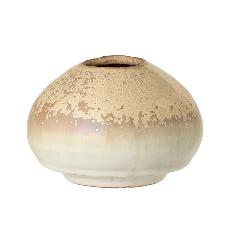 Bloomingville - Gothardt Vase, Natur, Stentøj Ø22 cm