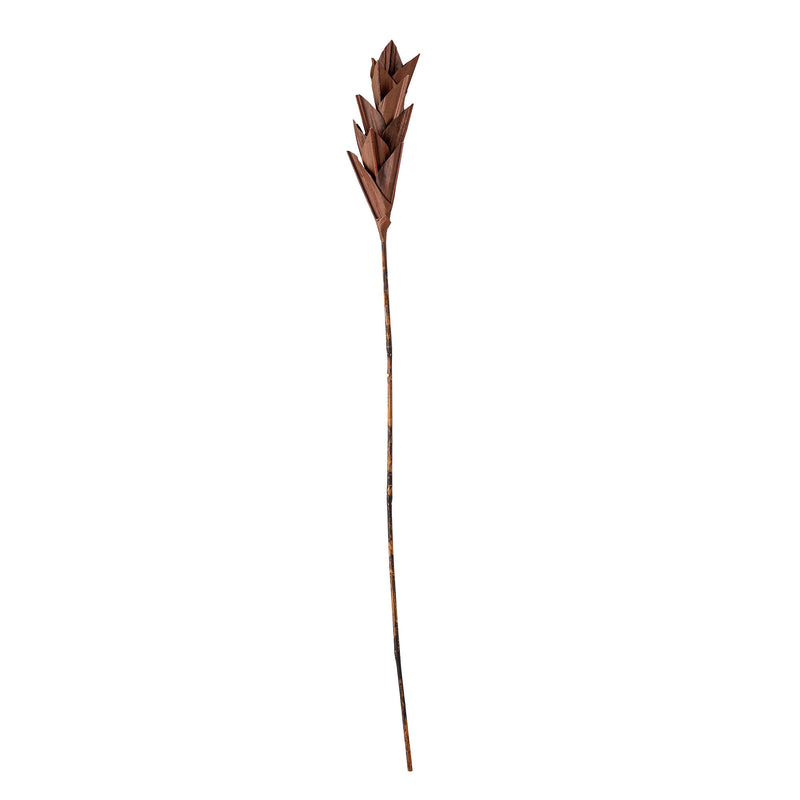 Bloomingville - Afina Deko Blomst, Brun, Palm Leaf H93 cm.