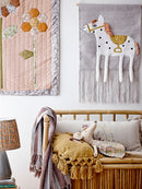 Bloomingville MINI - Tanne Væg Dekoration, Rosa, Bomuld