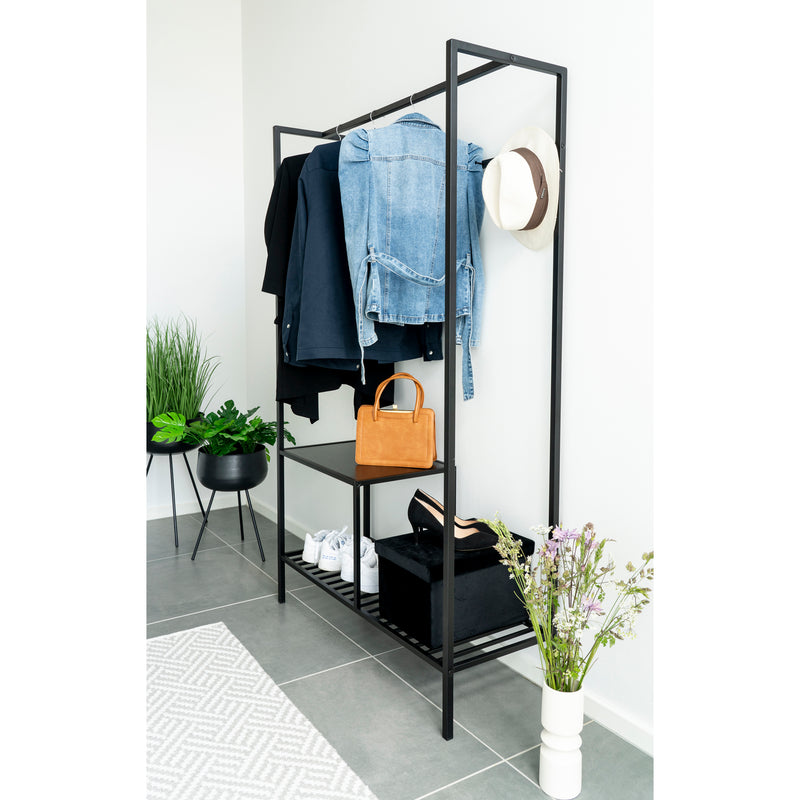 House Nordic - Vita Garderobe - m, hylder, 101x38x170cm