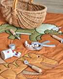 Bloomingville MINI - Isak Væg Dekoration, Brun, Bomuld