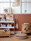 Bloomingville MINI - Youl Kurv m/Låg, Natur, Vandhyacint H42 cm