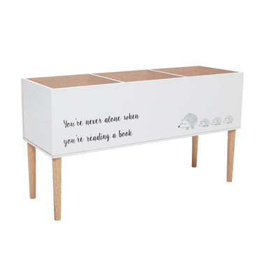 Bloomingville MINI - Salam bogkasse, Hvid, MDF - Bolig og Haven