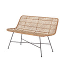 Bloomingville - Hallie Sofa, Natur, Rattan L120 cm