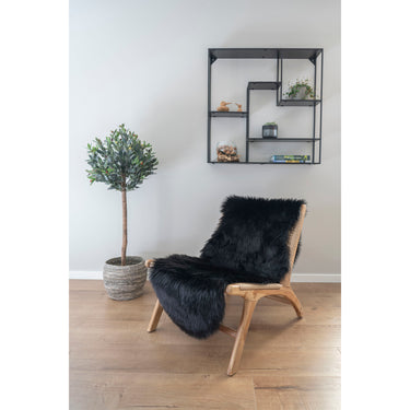 Lammeskind Imiteret - Sort 60x180 cm - Bolig og Haven