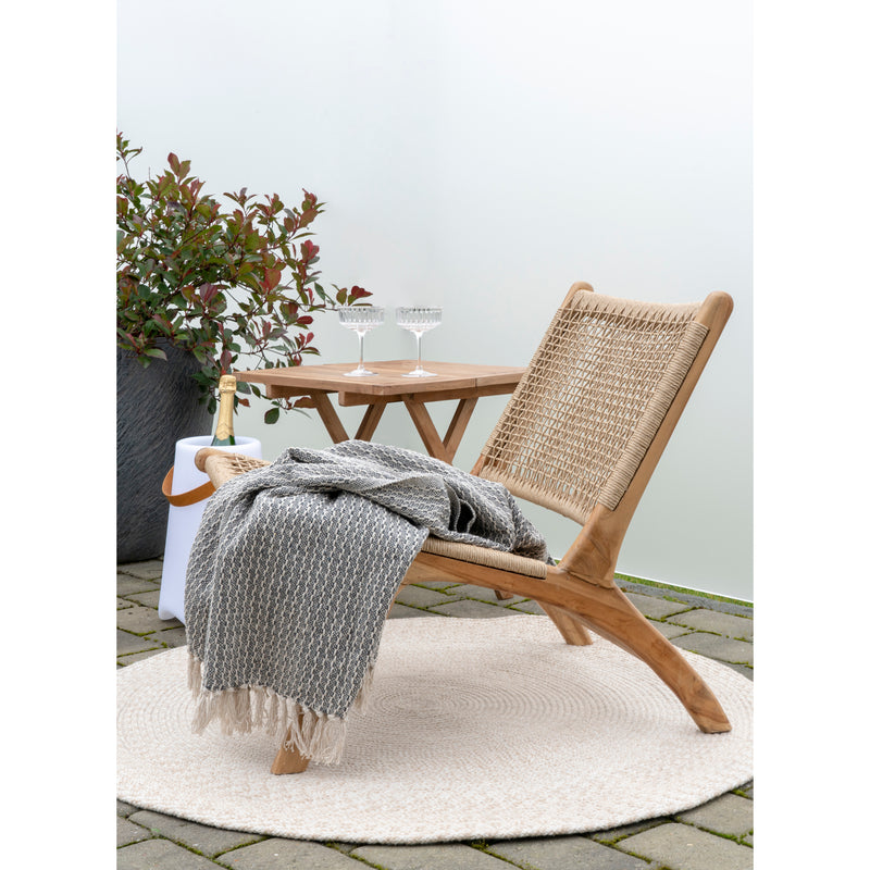 House Nordic - Menorca Gulvtæppe, genbrugsplast, Ø120cm