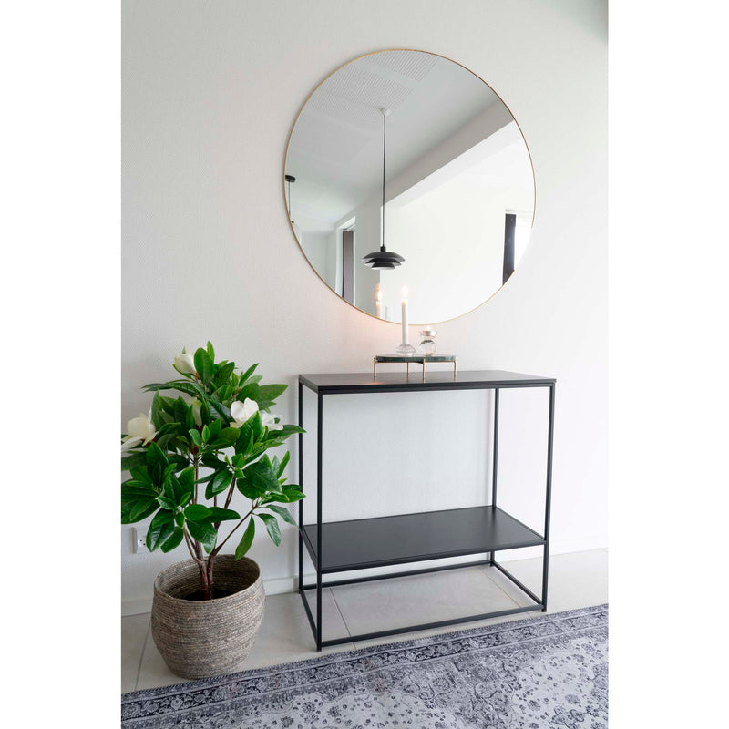 House Nordic - Jersey Spejl - messing look Ø100 cm