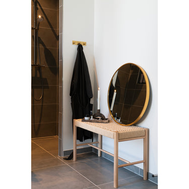 House Nordic - Madrid Spejl - Messing look - Ø60 cm - Bolig og Haven