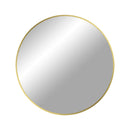 Madrid Spejl Messing look diameter 60 centimeter