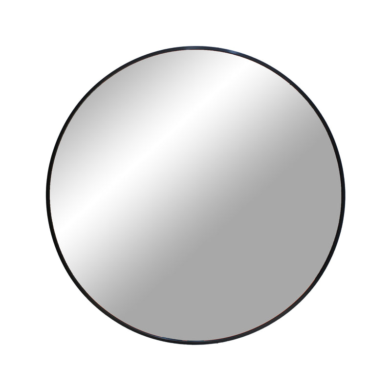 Madrid Spejl Sort diameter 60 centimeter