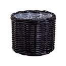 Bogor Kurve - 4 runde kurve i sort med plastik indeni