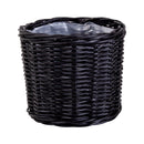 Bogor Kurve - 4 runde kurve i sort med plastik indeni