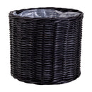 Bogor Kurve - 4 runde kurve i sort med plastik indeni