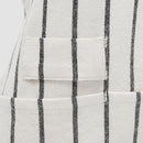 House Doctor - Forklæde, Dry, Hvid m. sorte striber 1 stk.