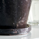 House Doctor - Urtepotte med underskål, Flower, Brun - Sæt af 2 stk.