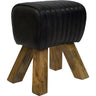Trademark Living Jumper lille buk/skammel - sort - Bolig og Haven