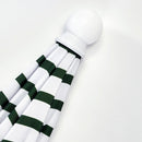 House Doctor - Strand/Haveparasol, Oktogon, Grøn/Hvid Ø180 cm