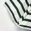 House Doctor - Strand/Haveparasol, Oktogon, Grøn/Hvid Ø180 cm