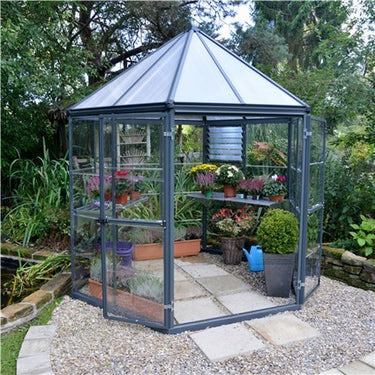 Palram - Canopia Oasis hexagonalt drivhus 4 m2 - Bolig og Haven