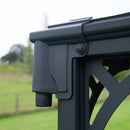 Palram - Canopia Martinique 4300 havepavillon, antracitgrå