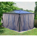 Palram - Canopia Martinique 4300 havepavillon, antracitgrå