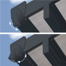 Palram - Canopia Feria terrasseoverdækning sampak 21,6 m2, antracitgrå