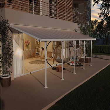 Palram - Canopia Feria terrasseoverdækning sampak 25,1 m2, hvid - Bolig og Haven