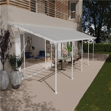 Palram - Canopia Feria terrasseoverdækning sampak 28,6 m2, hvid - Bolig og Haven