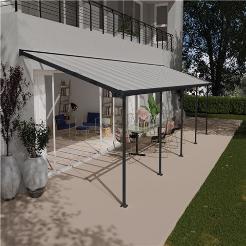 Palram - Canopia Feria terrasseoverdækning sampak 28,6 m2, antracitgrå