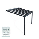 Palram - Canopia STOCKHOLM terrasseoverdækning 3,4x5,2m antracitgrå