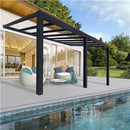 Palram - Canopia STOCKHOLM terrasseoverdækning 3,4x5,9m antracitgrå