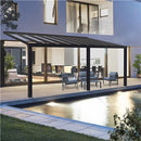 Palram - Canopia STOCKHOLM terrasseoverdækning 3,4x8,1m antracitgrå