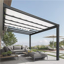 Palram - Canopia STOCKHOLM terrasseoverdækning 3,4x5,2m inkl. gardiner