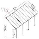Palram - Canopia Feria terrasseoverdækning 4x6,06 m, hvid