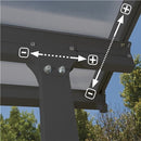 Palram - Canopia Feria terrasseoverdækning 4x6,06 m, antracitgrå