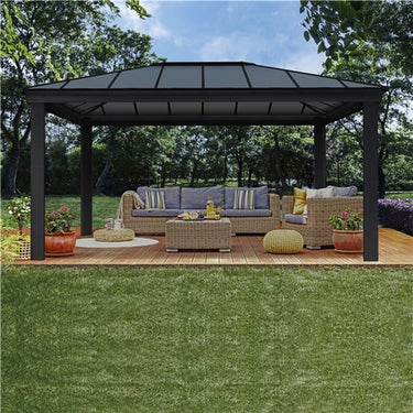 Palram - Canopia Dallas 4900 havepavillon, antracitgrå - Bolig og Haven