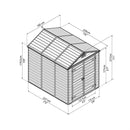 Skur Palram - Canopia SKYLIGHT 4,2 m2 midnatsgrå